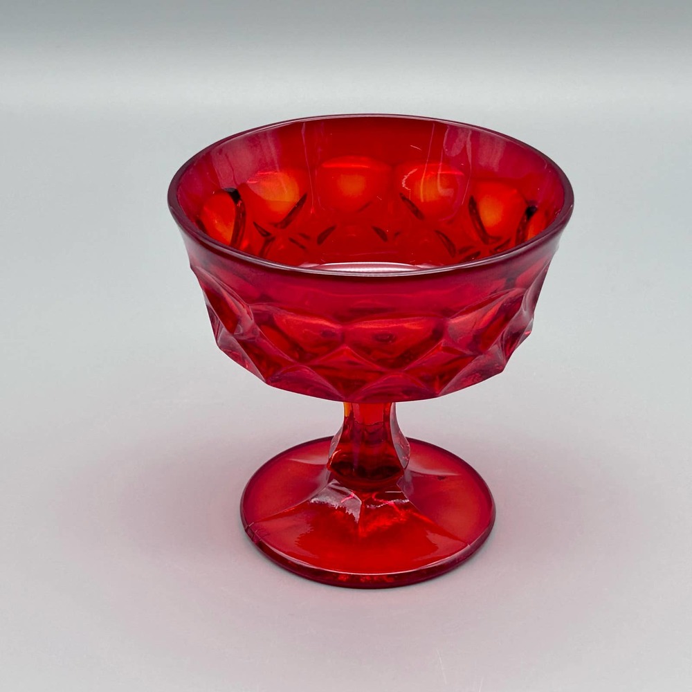 Noritake Perspective-Ruby Amberina Sherbet Glass 1 Piece